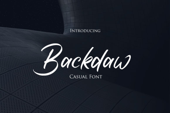 Backdaw: A Handwritten Font for Polished Branding