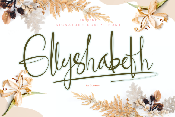 Ellyshabeth: A Script Font for Elegant Web Design