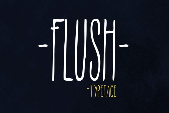 Flush Font: A Modern Typeface for Web Design