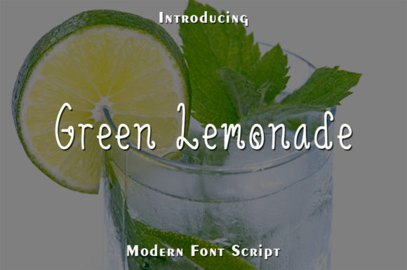 Green Lemonade: The Script Font for Modern Marketers