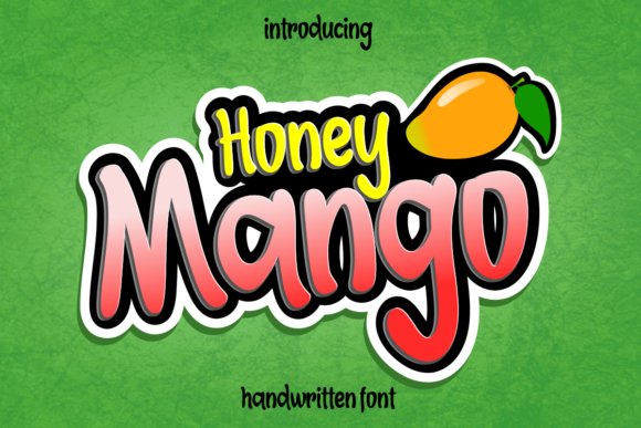Honey Mango: A Handwritten Font for Clear Campaigns