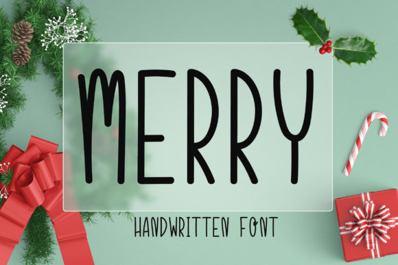 Merry: A Sweet Handwritten Font for Crafters