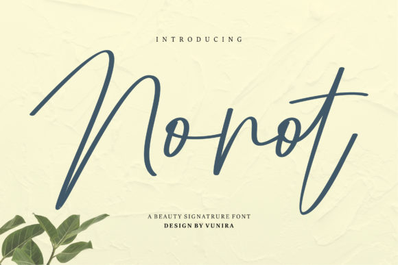 Nonot Font: Authentic Handwritten Style for Campaigns