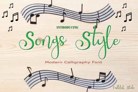 Songs Style: A Handwritten Font for Elegant Branding