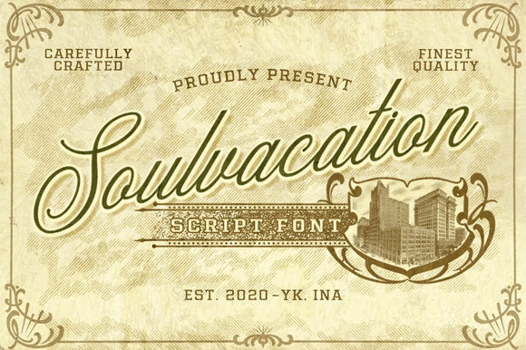 Soulvacation Font: Elevate Web Design with Elegant Script