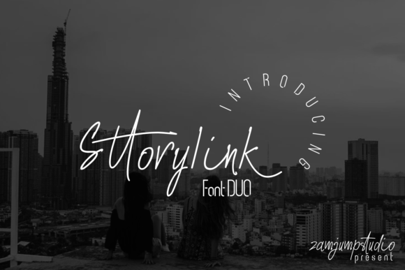 Sttorylink: A Modern Handwritten Font for Web Design