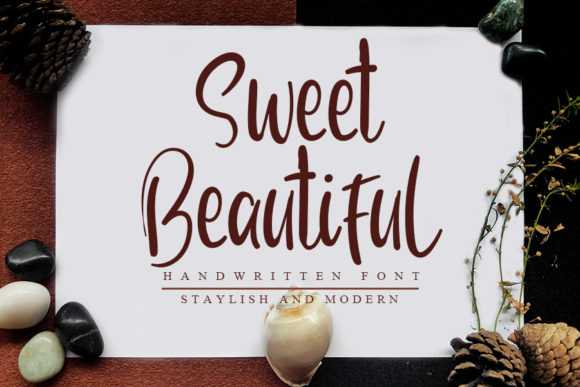 Sweet Beautiful Font for Crafters