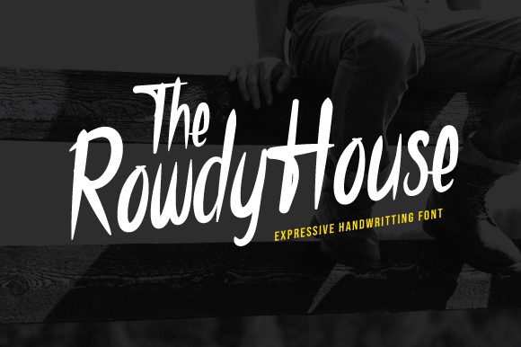 The Rowdy House: A Fresh Script Font for Modern Editorial Design