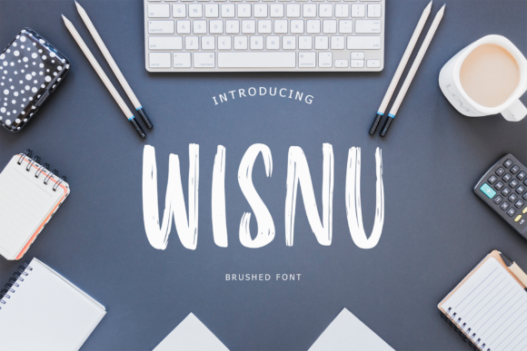 Wisnu: A Bold Handwritten Font for Crafters
